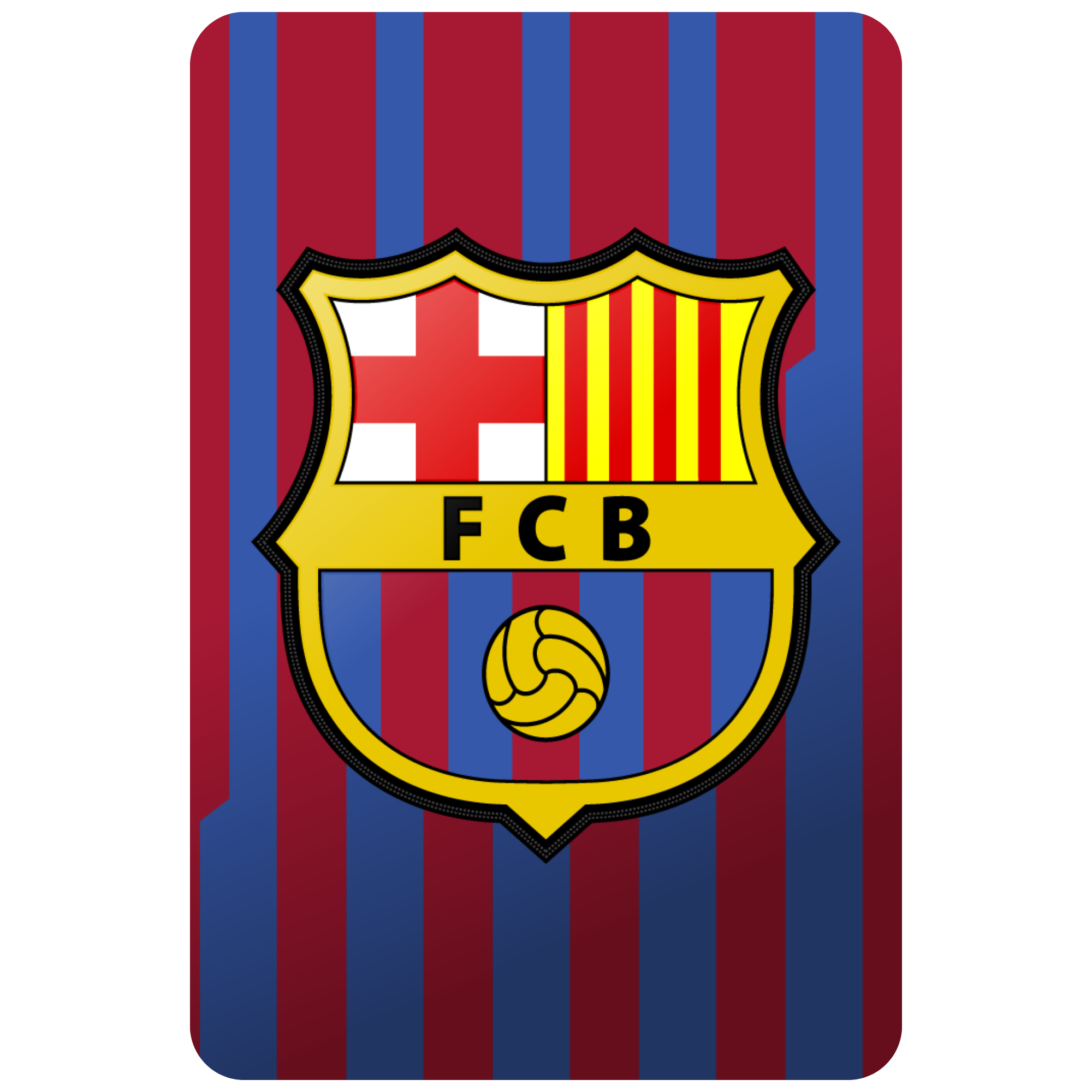 Textilní samolepka FC Barcelona